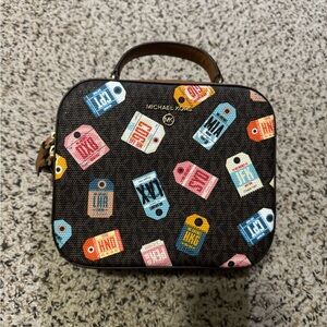 Michael Kors Jet Set Crossbody Rare Luggage Tag Print